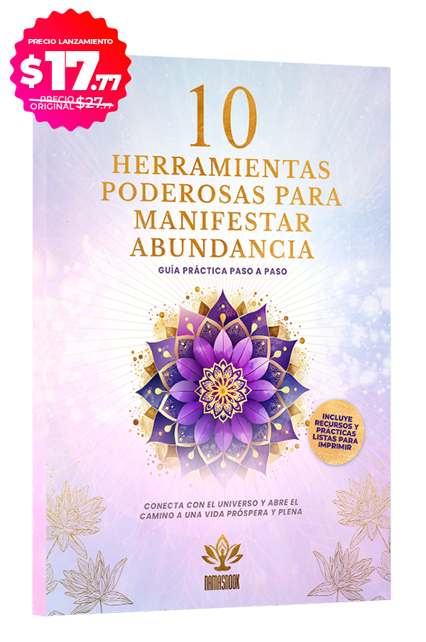 Portada del libro 10 Herramientas Poderosas para Manifestar Abundancia de Namasnook