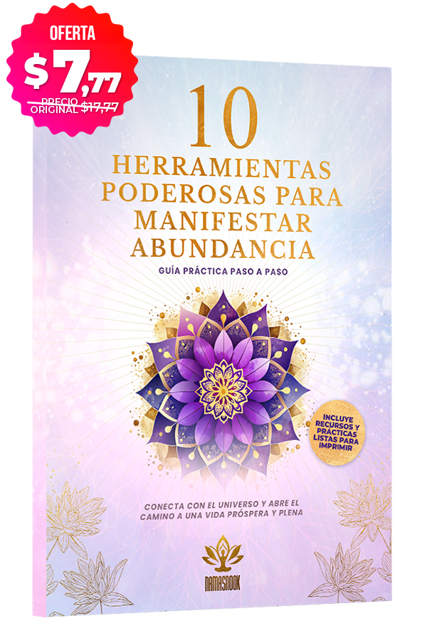 Portada del libro 10 Herramientas Poderosas para Manifestar Abundancia de Namasnook Portada del libro 10 Herramientas Poderosas para Manifestar Abundancia de Namasnook